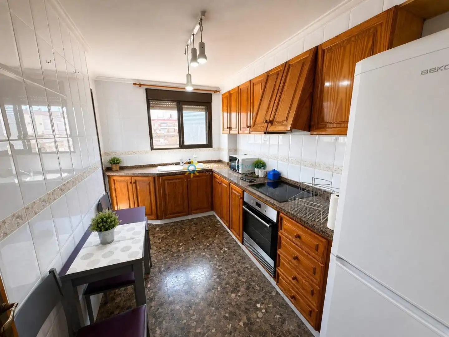 Kitchen of Flat for sale in Oliva  with Air Conditioner and Balcony