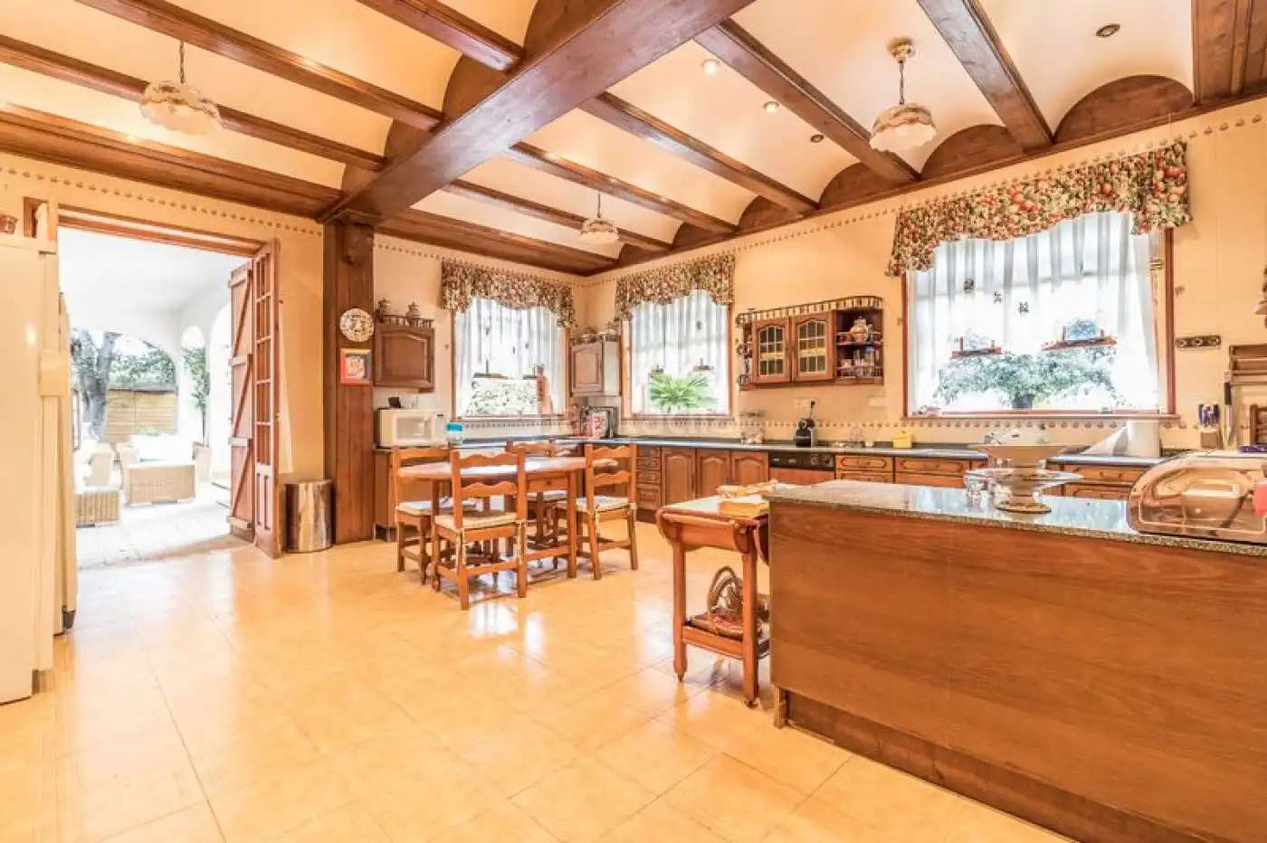 Cocina de Casa o chalet en venta en El Genovés con Aire acondicionado, Jardín privado y Terraza