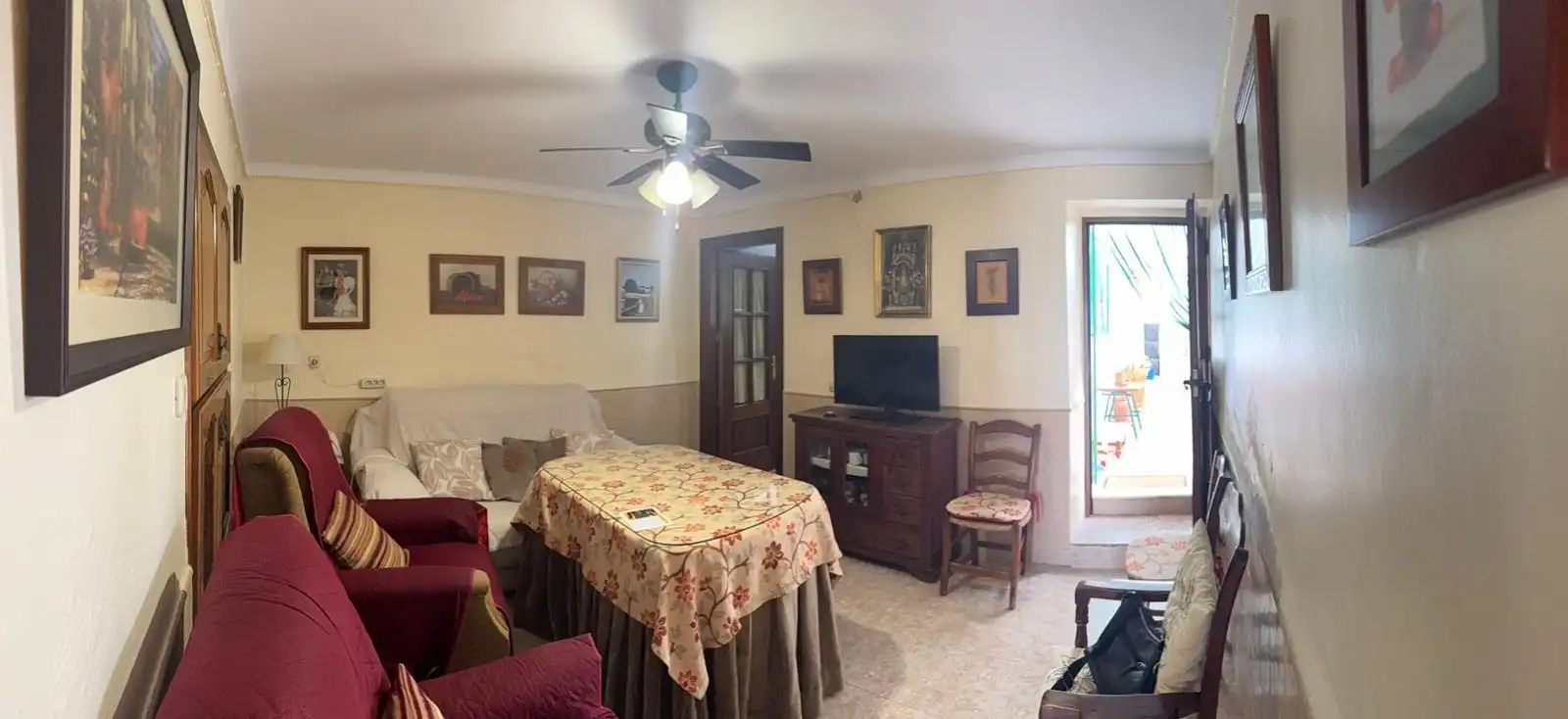 Sala de estar de Casa o chalet en venta en Mollina con Aire acondicionado, Jardín privado y Terraza