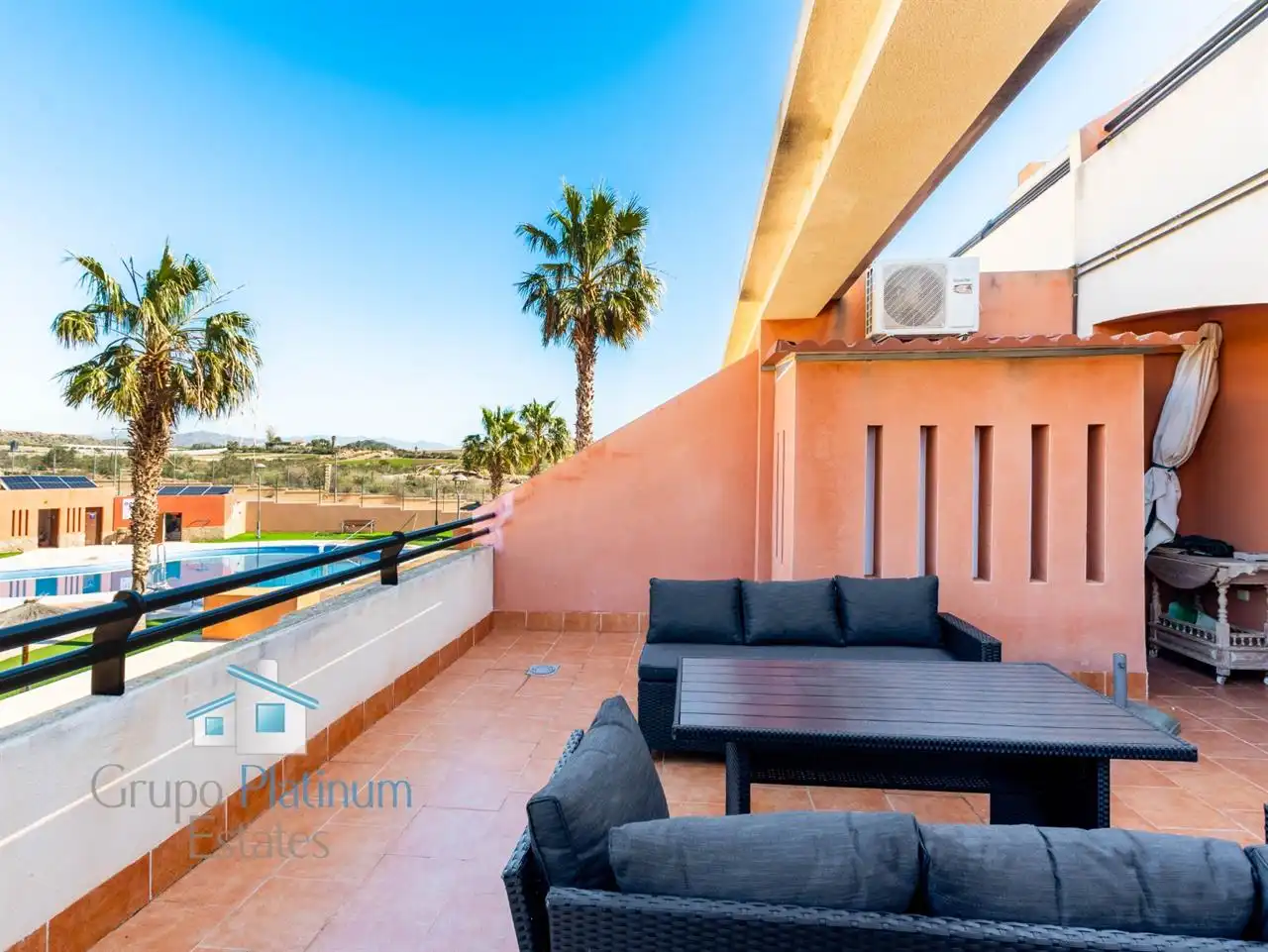 Terrassa de Apartament en venda en Pulpí amb Aire condicionat, Terrassa i Piscina