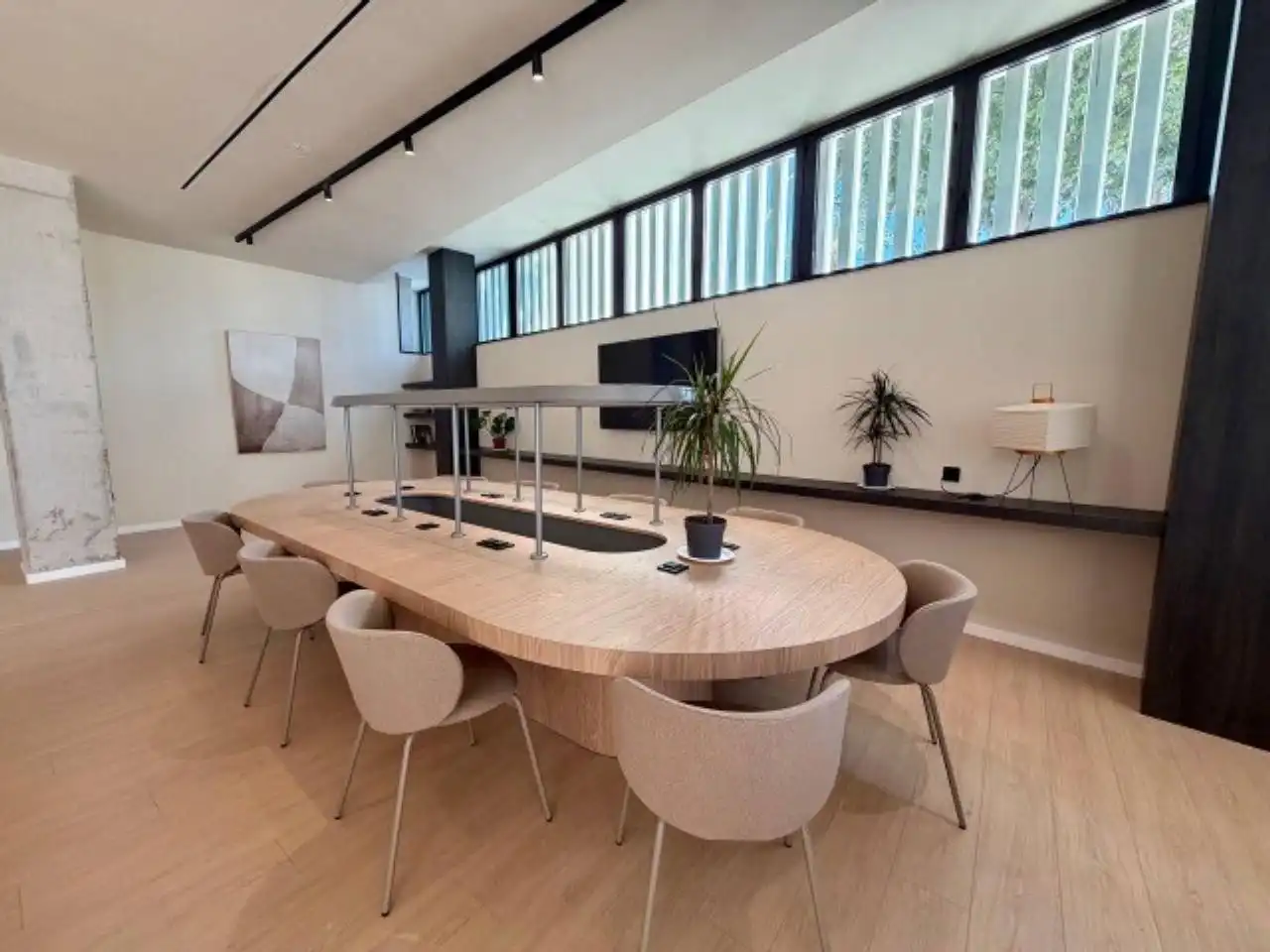 Dining room of Flat for rent in Terrassa  with Air Conditioner, Heating and Parquet flooring