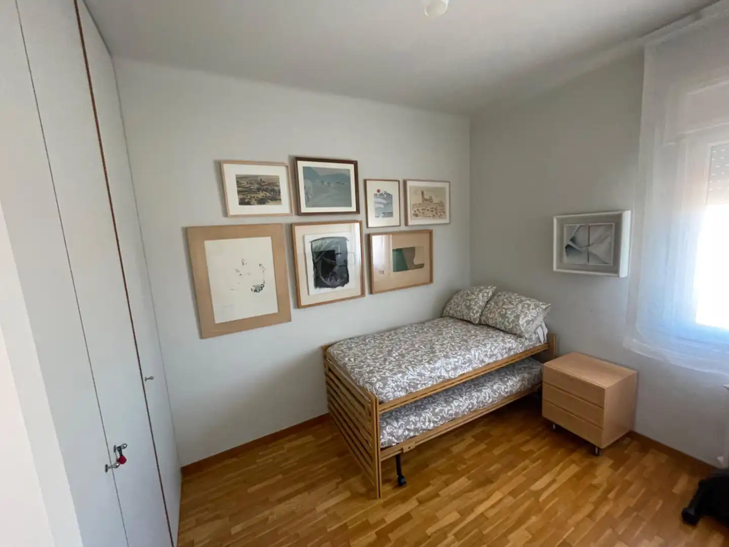 Bedroom of Flat for sale in Lleida  with Heating, Parquet flooring and Storage room