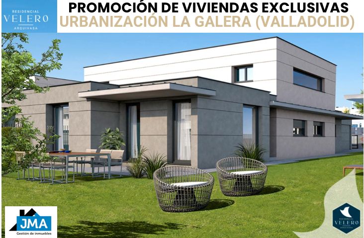 Vista exterior de Casa adosada en venta en Valladolid Capital con Aire acondicionado, Calefacción y Jardín privado