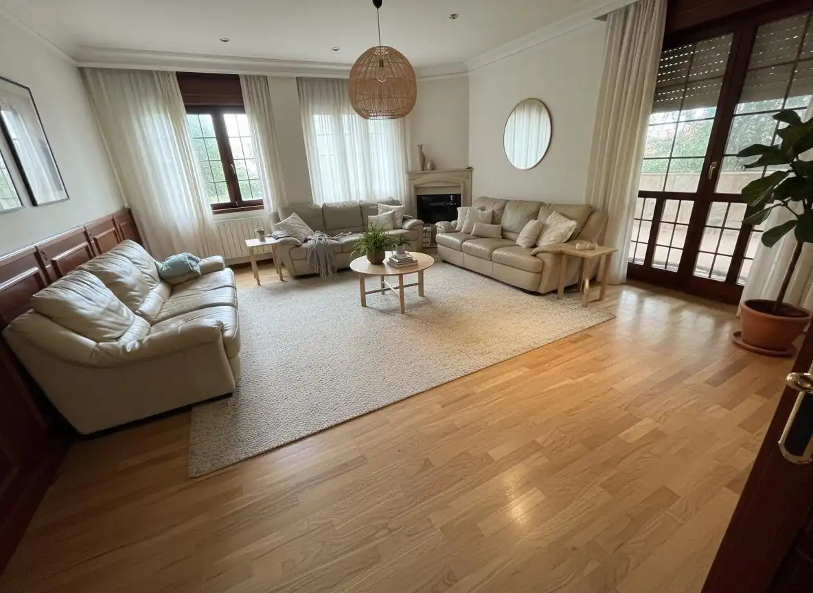 Sala de estar de Casa o chalet en venta en Noja con Jardín privado y Piscina