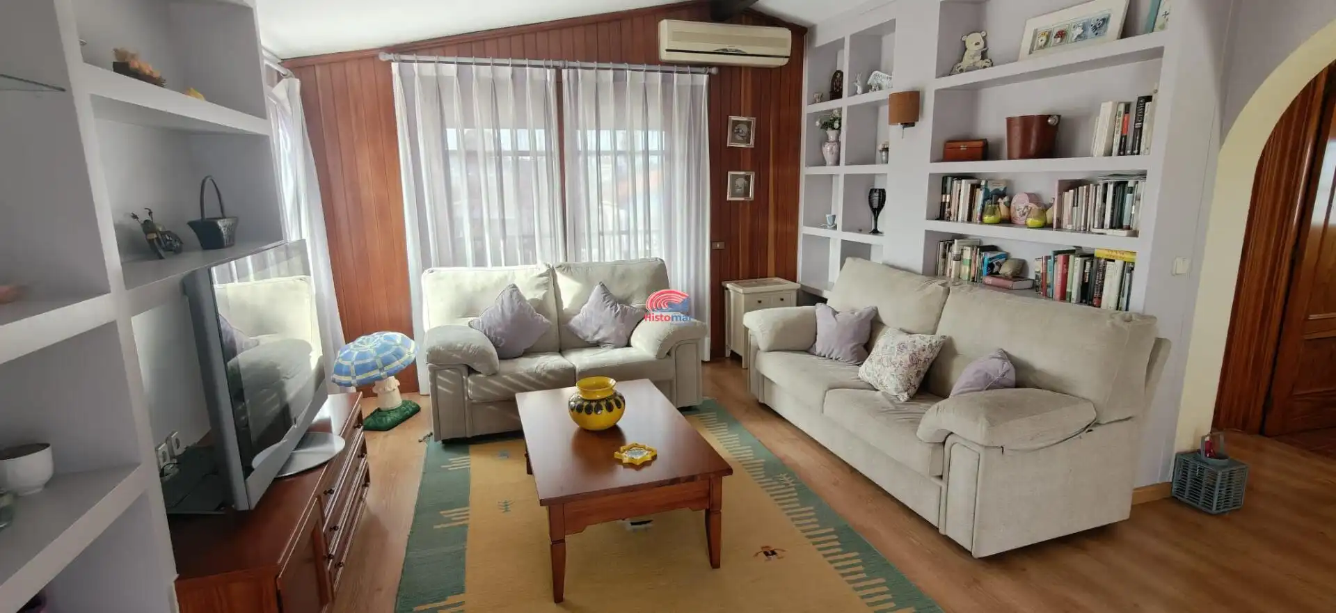 Living room of Houses for sale in Sagunto / Sagunt  with Air Conditioner, Heating and Private garden