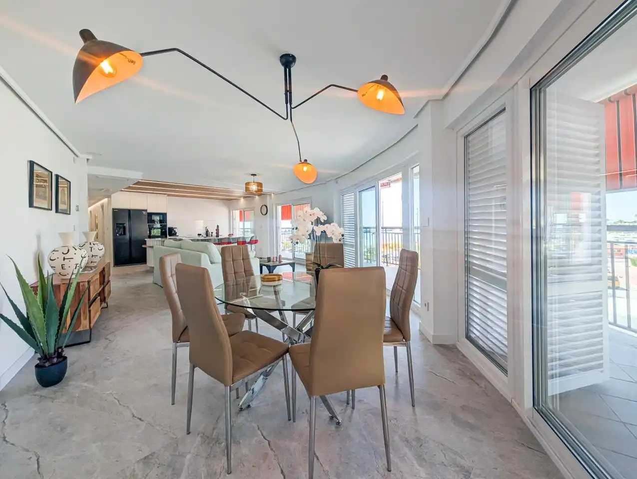 Dining room of Flat for sale in Santa Pola  with Air Conditioner, Heating and Terrace