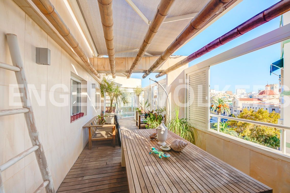 Terrace of Attic to rent in Alicante / Alacant  with Air Conditioner and Terrace
