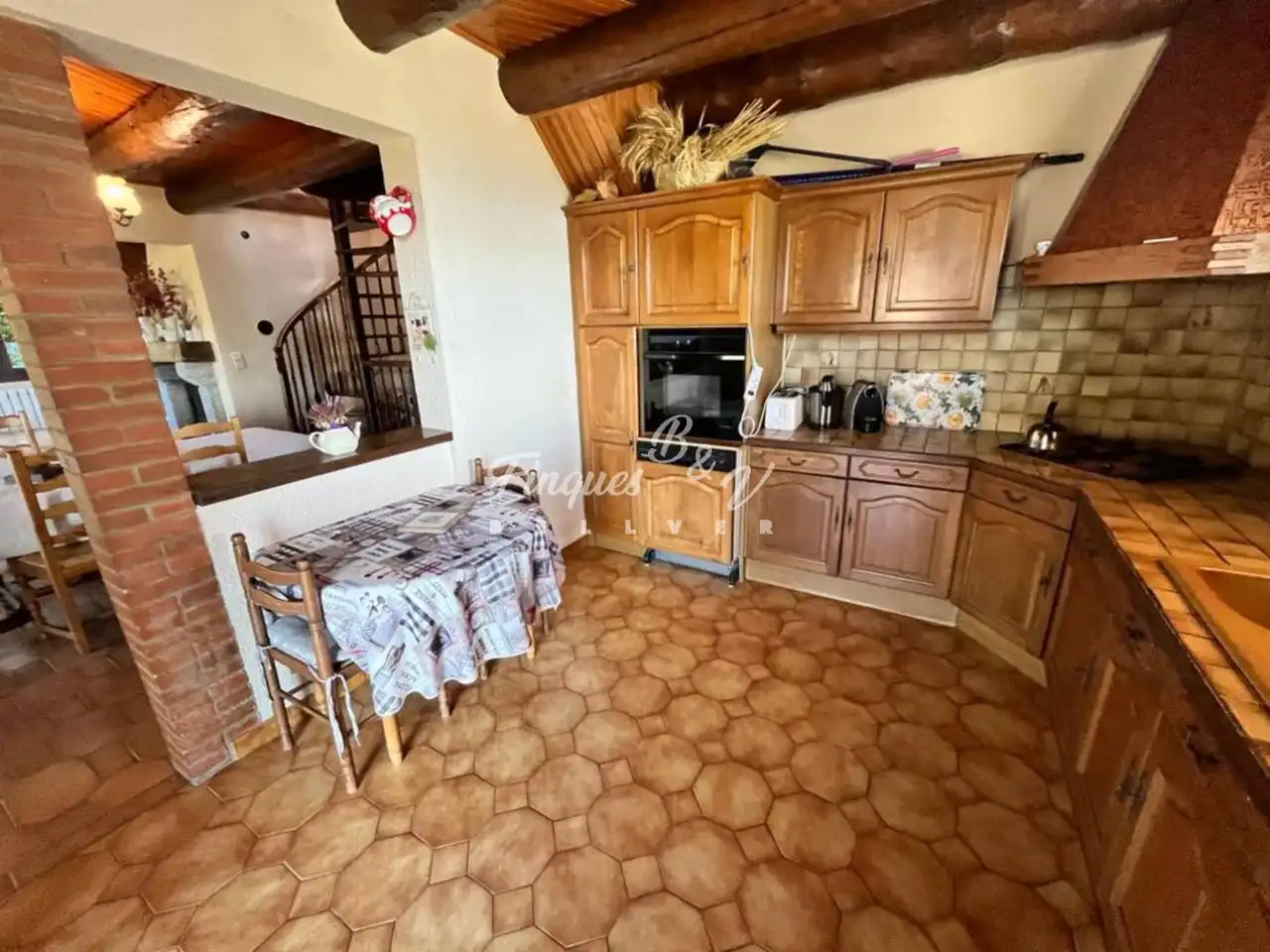 Kitchen of Houses for rent in Dorres  with Heating, Private garden and Parquet flooring
