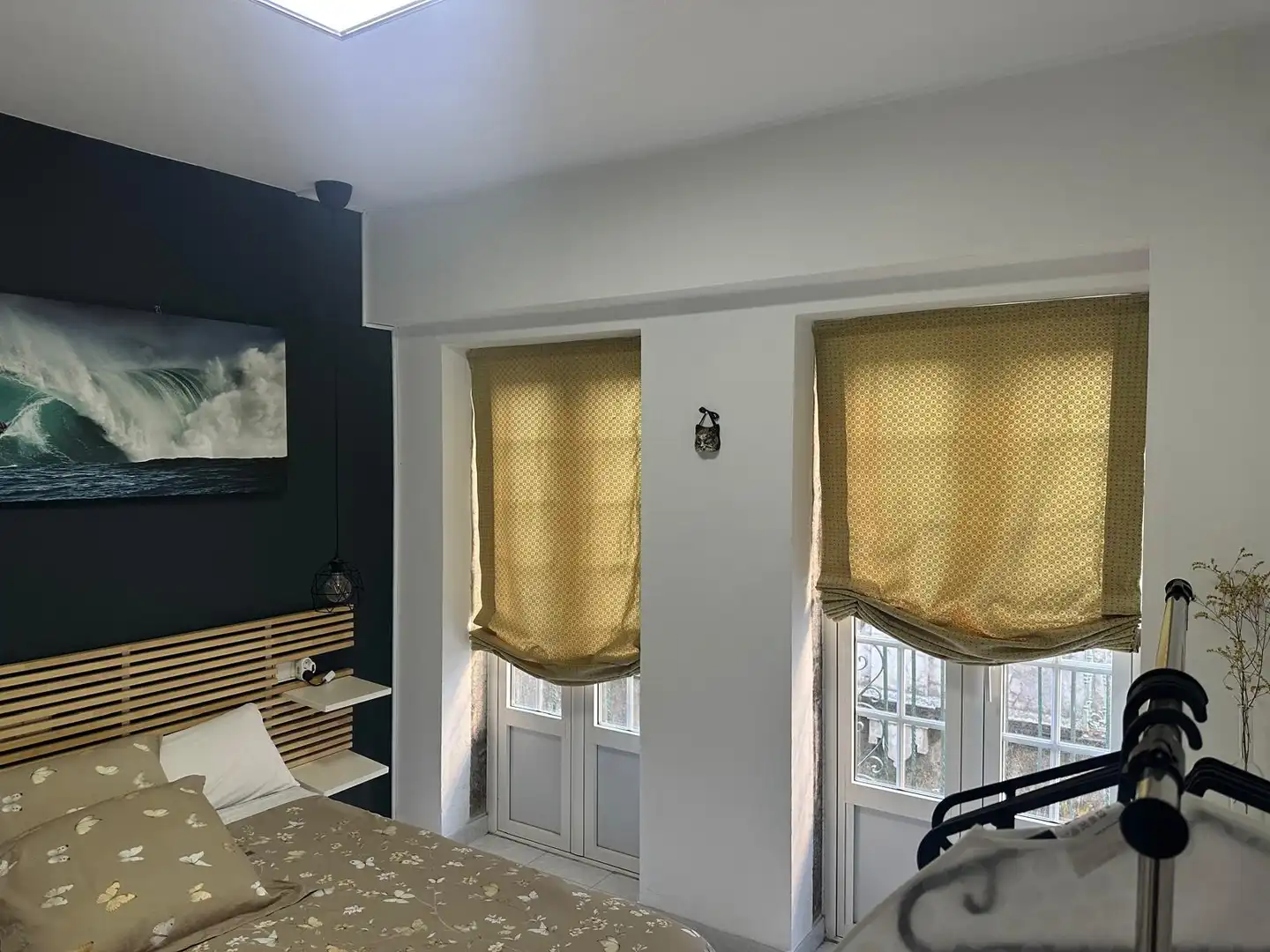 Schlafzimmer von Wohnung zur Miete in Pontevedra Capital  mit Heizung, Möbliert und Balkon