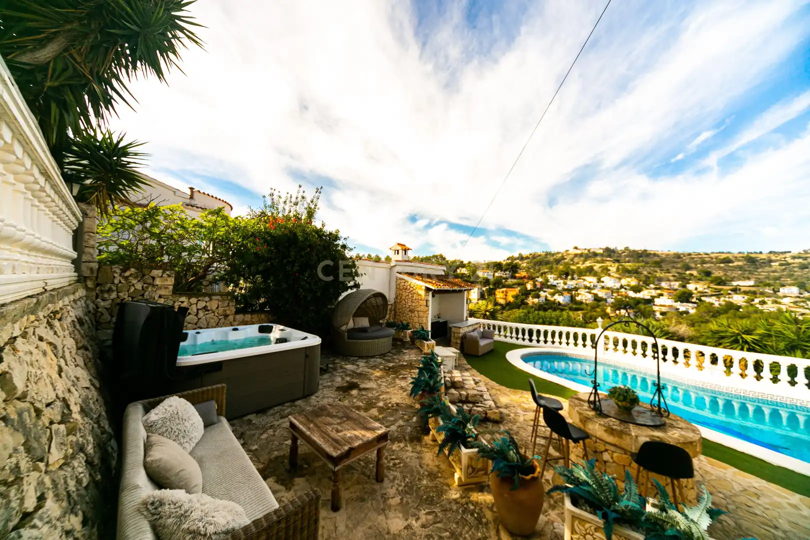 Vista exterior de Apartamento de alquiler en Benissa con Aire acondicionado, Trastero y Piscina