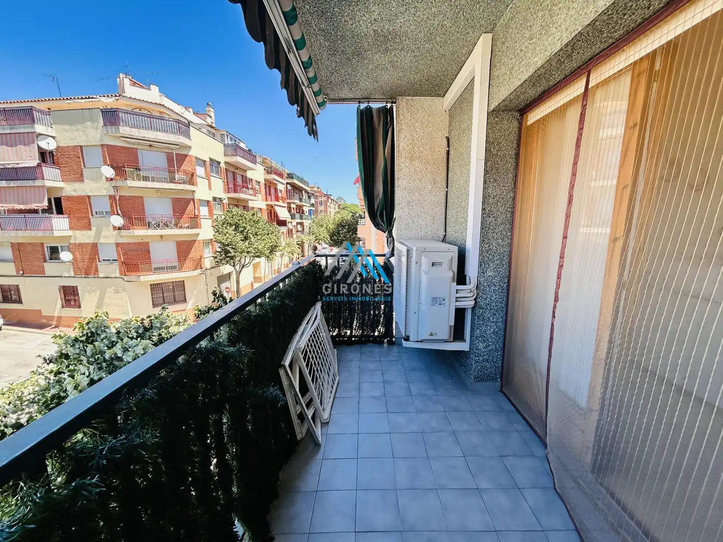 Balcony of Flat for rent in Sant Feliu de Guíxols  with Air Conditioner, Heating and Parquet flooring