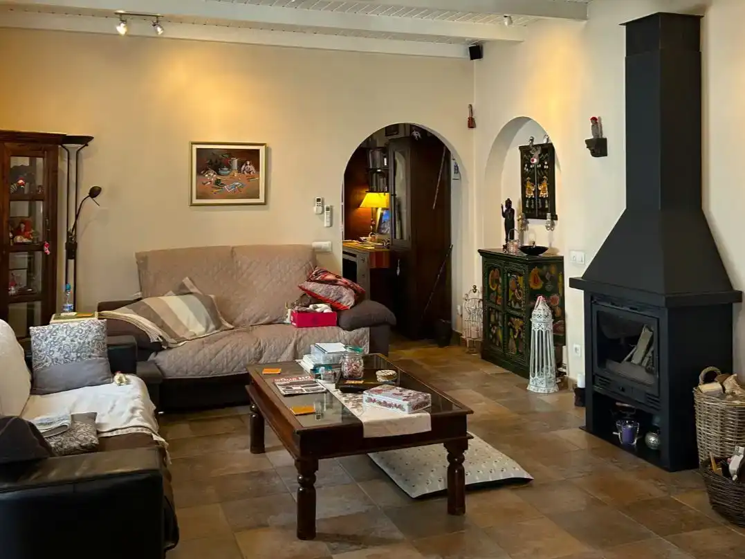 Sala de estar de Piso en venta en Santiago del Teide con Aire acondicionado, Trastero y Amueblado