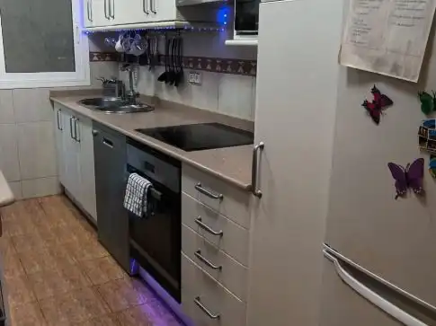 Cuina de Pis en venda en  Barcelona Capital amb Aire condicionat i Balcó