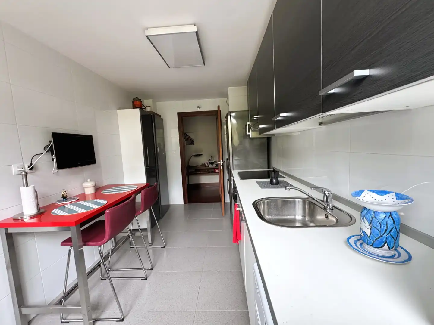 Kitchen of Flat for sale in Maruri-Jatabe  with Heating, Parquet flooring and Terrace