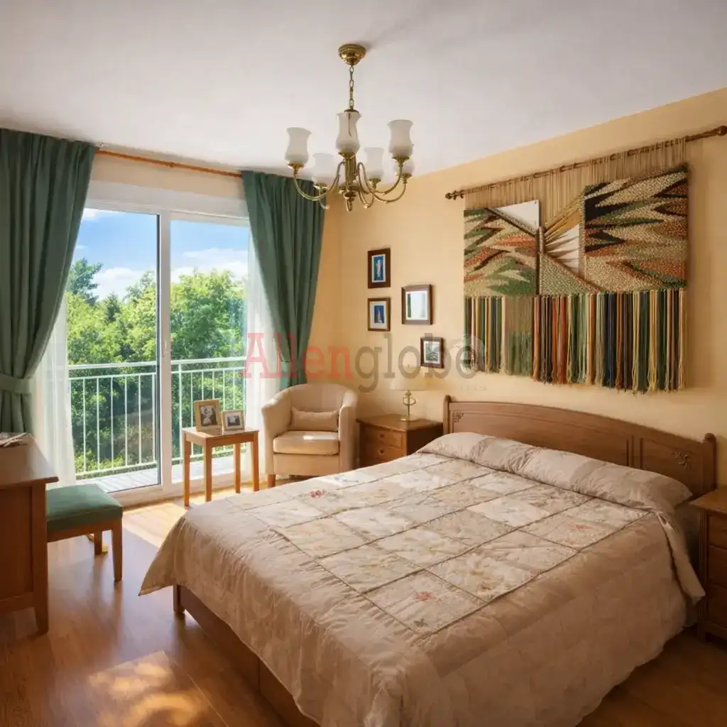 Schlafzimmer von Einfamilien-Reihenhaus zum Verkauf in Llanera mit Heizung, Privatgarten und Abstellraum