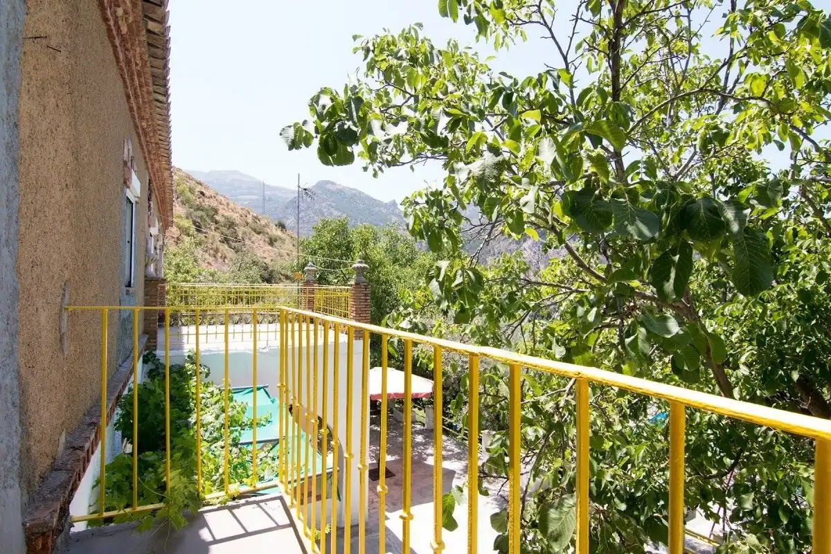 Terraza de Finca rústica en venta en Güéjar Sierra con Jardín privado, Terraza y Piscina