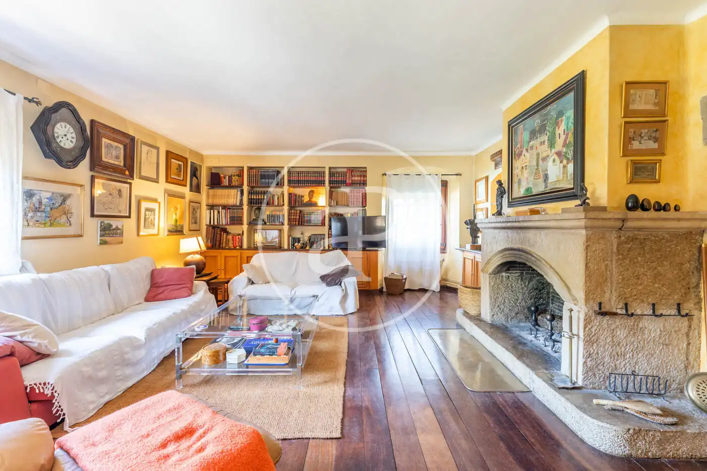 Sala de estar de Casa o chalet en venta en Vilanova del Vallès con Calefacción, Jardín privado y Terraza