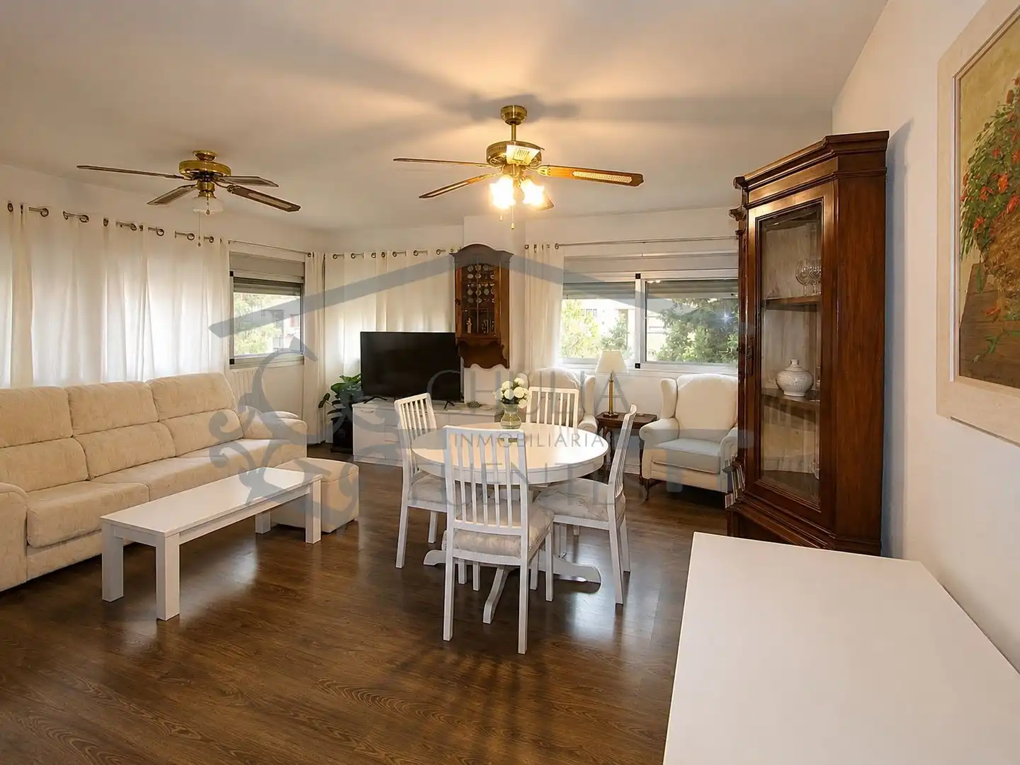 Sala de estar de Piso en venta en Valencia con Aire acondicionado, Parquet y Horno