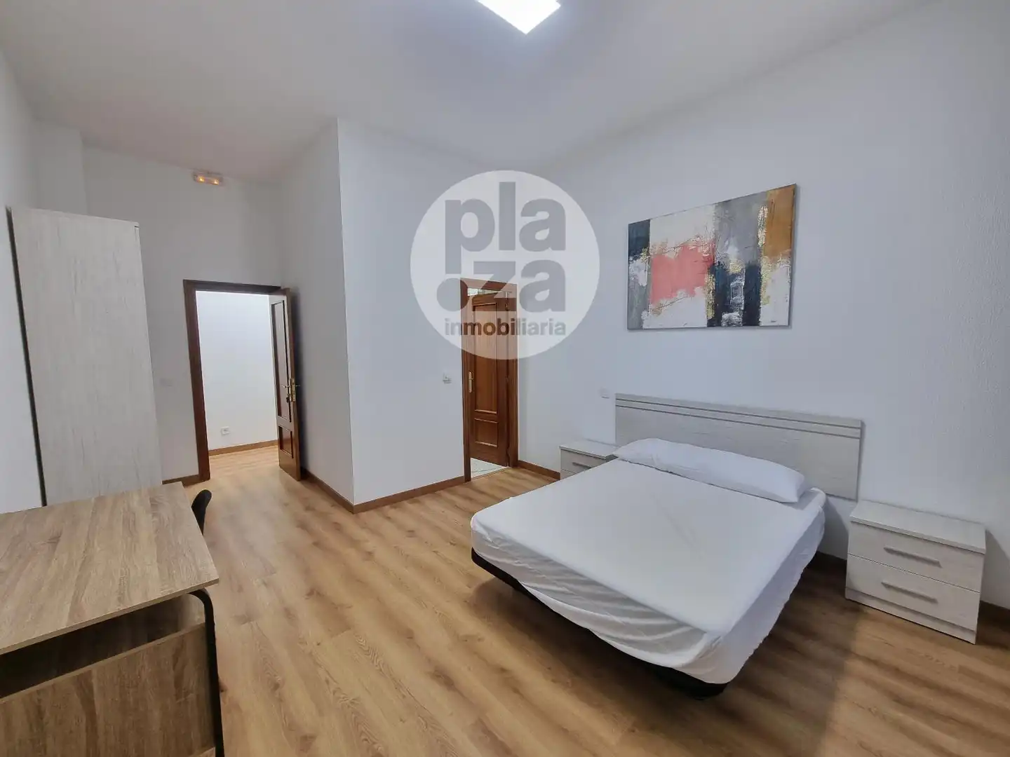 Bedroom of Flat for rent in Burgos  with Heating, Furnished and Internet