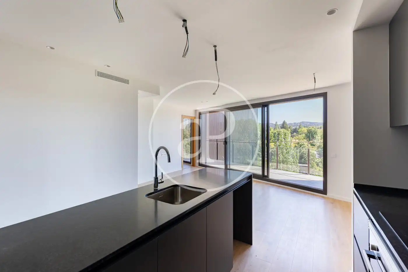 Kitchen of Flat for rent in Sant Cugat del Vallès  with Air Conditioner, Heating and Terrace