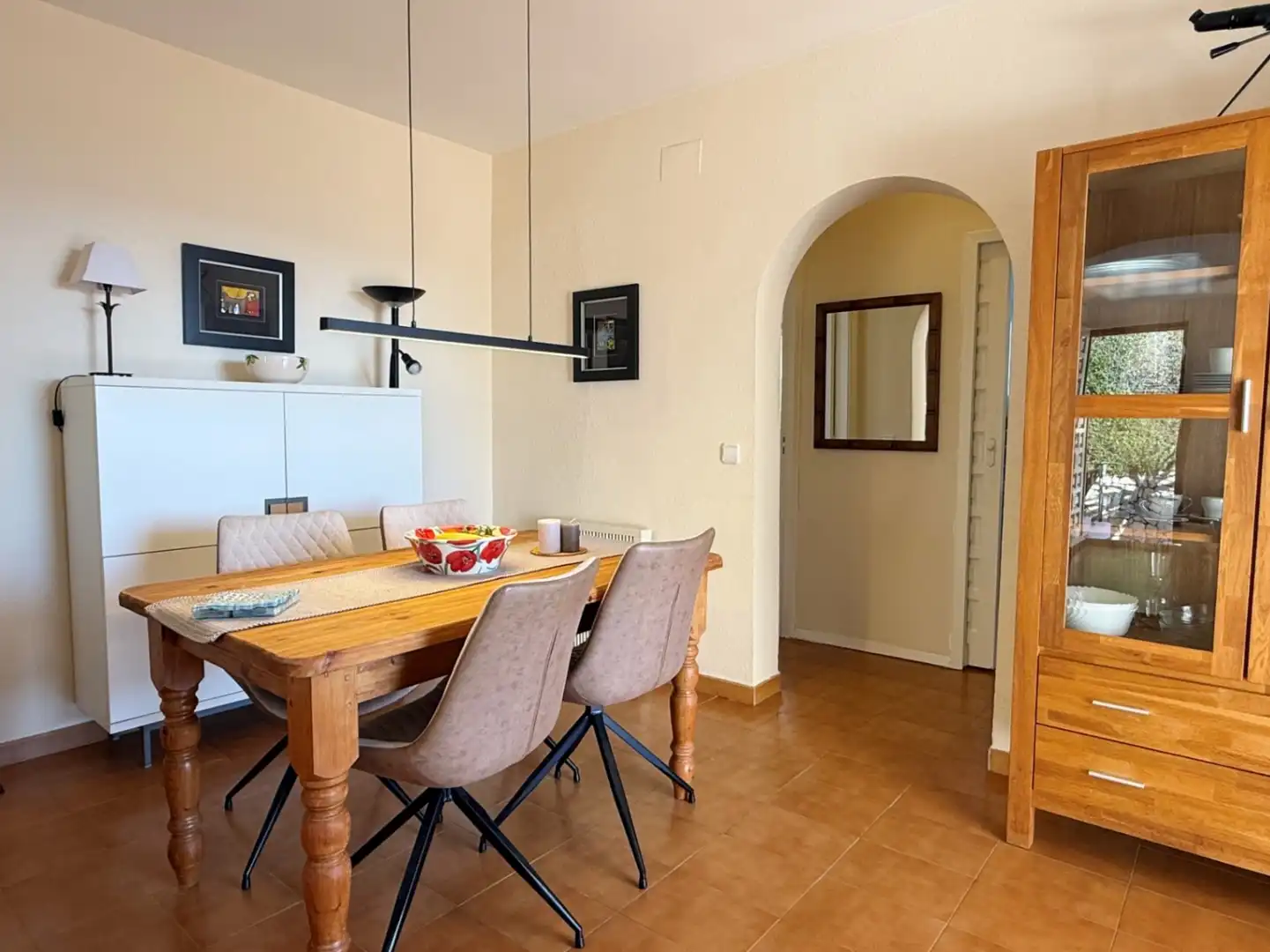 Esszimmer von Wohnungen zum Verkauf in Moraira mit Klimaanlage, Heizung und Terrasse