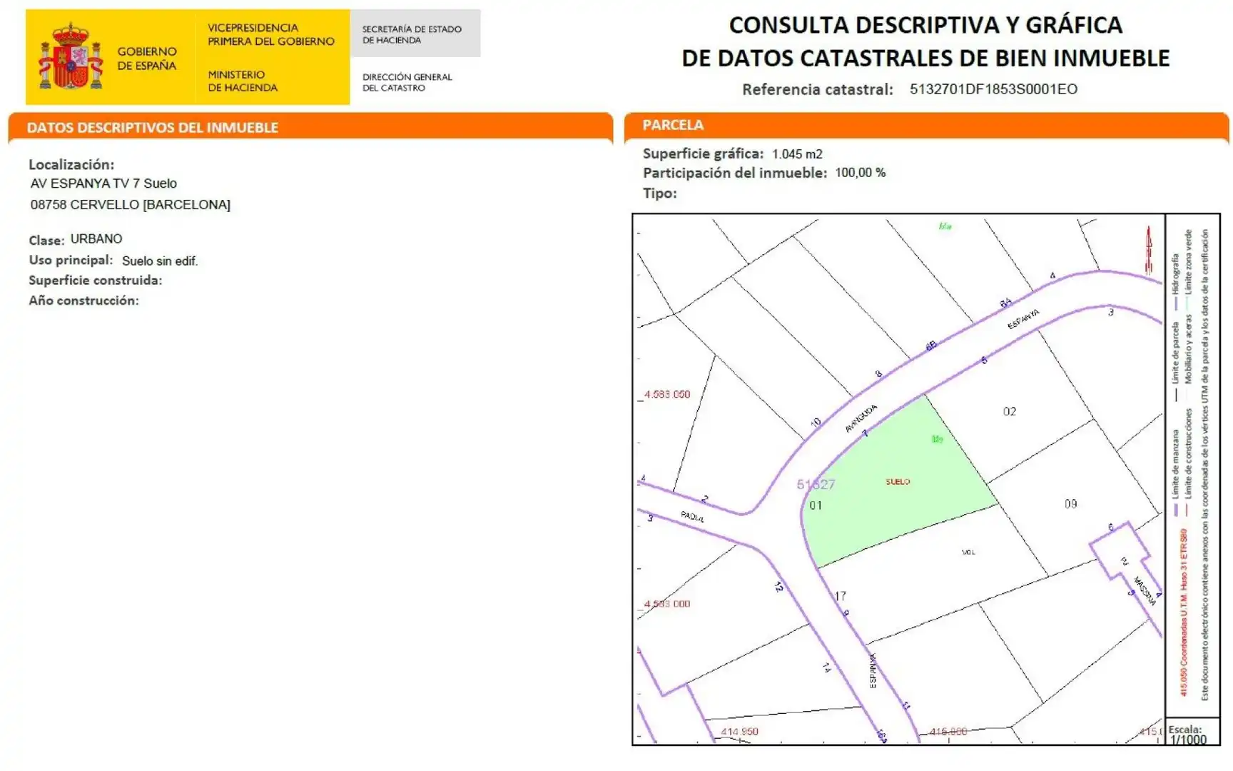 Wohnbaugrundstück zum Verkauf in Cervelló, imagen 22