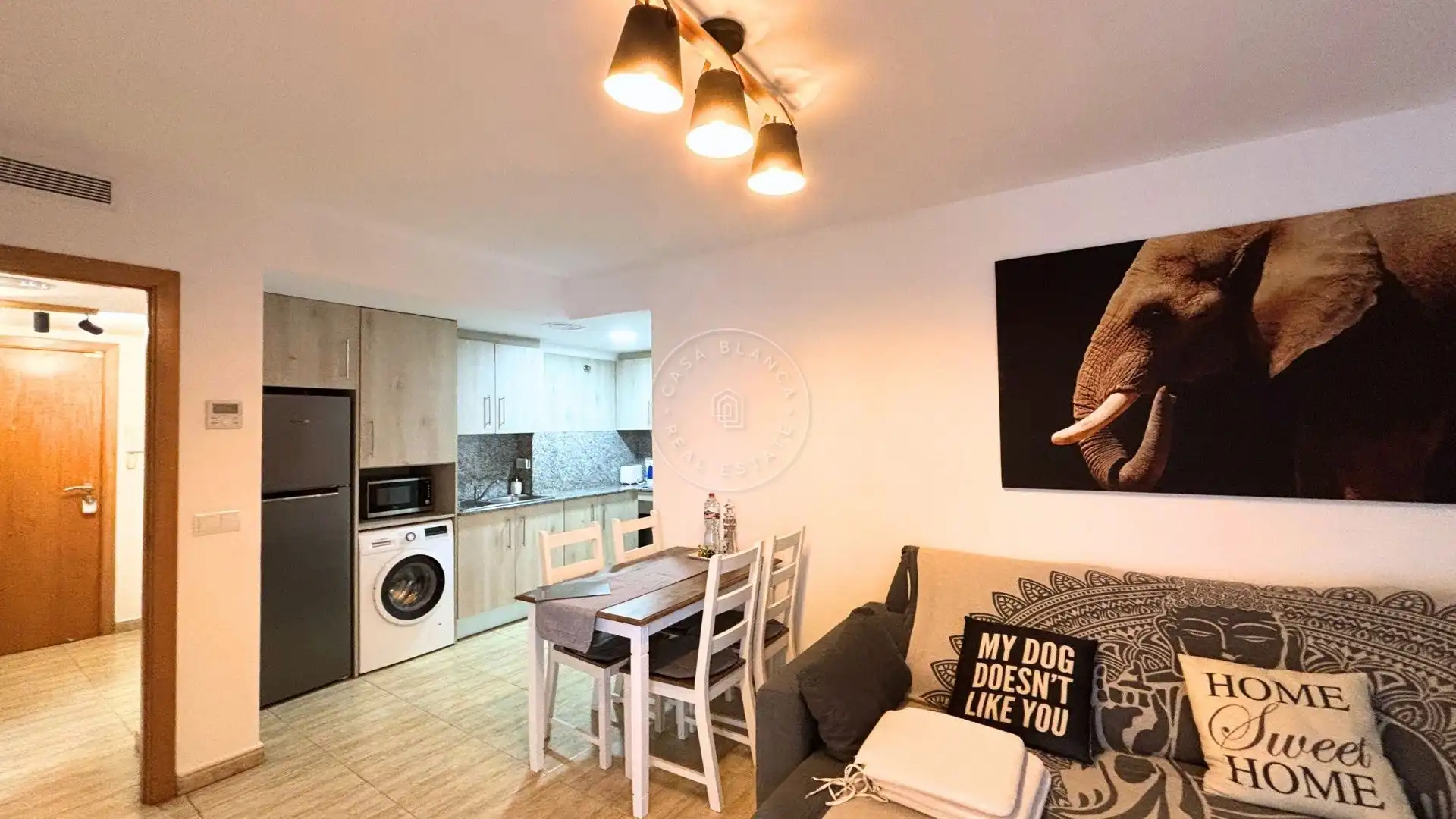 Sala d'estar de Apartament en venda en Lloret de Mar amb Aire condicionat, Calefacció i Terrassa