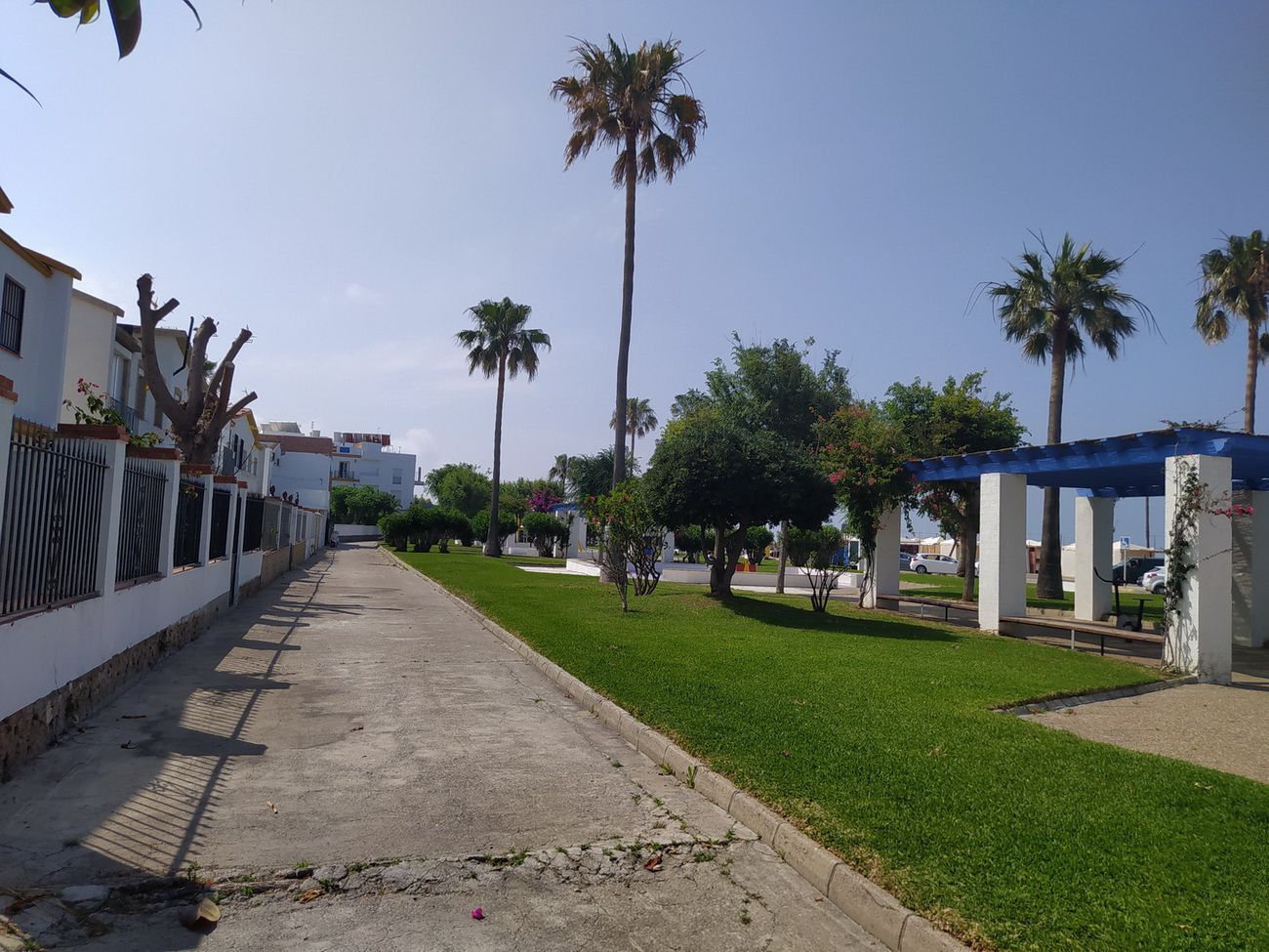 Vista exterior de Casa adosada en venta en Conil de la Frontera con Aire acondicionado, Jardín privado y Terraza