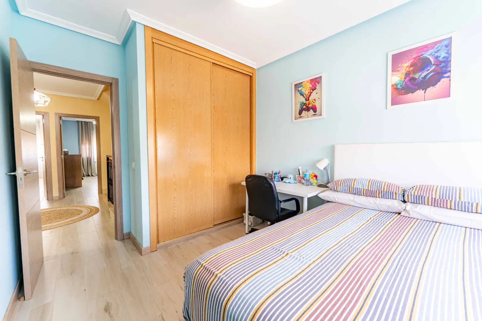Bedroom of Detached homes for sale in Arroyomolinos (Madrid)  with Heating, Private garden and Community pool