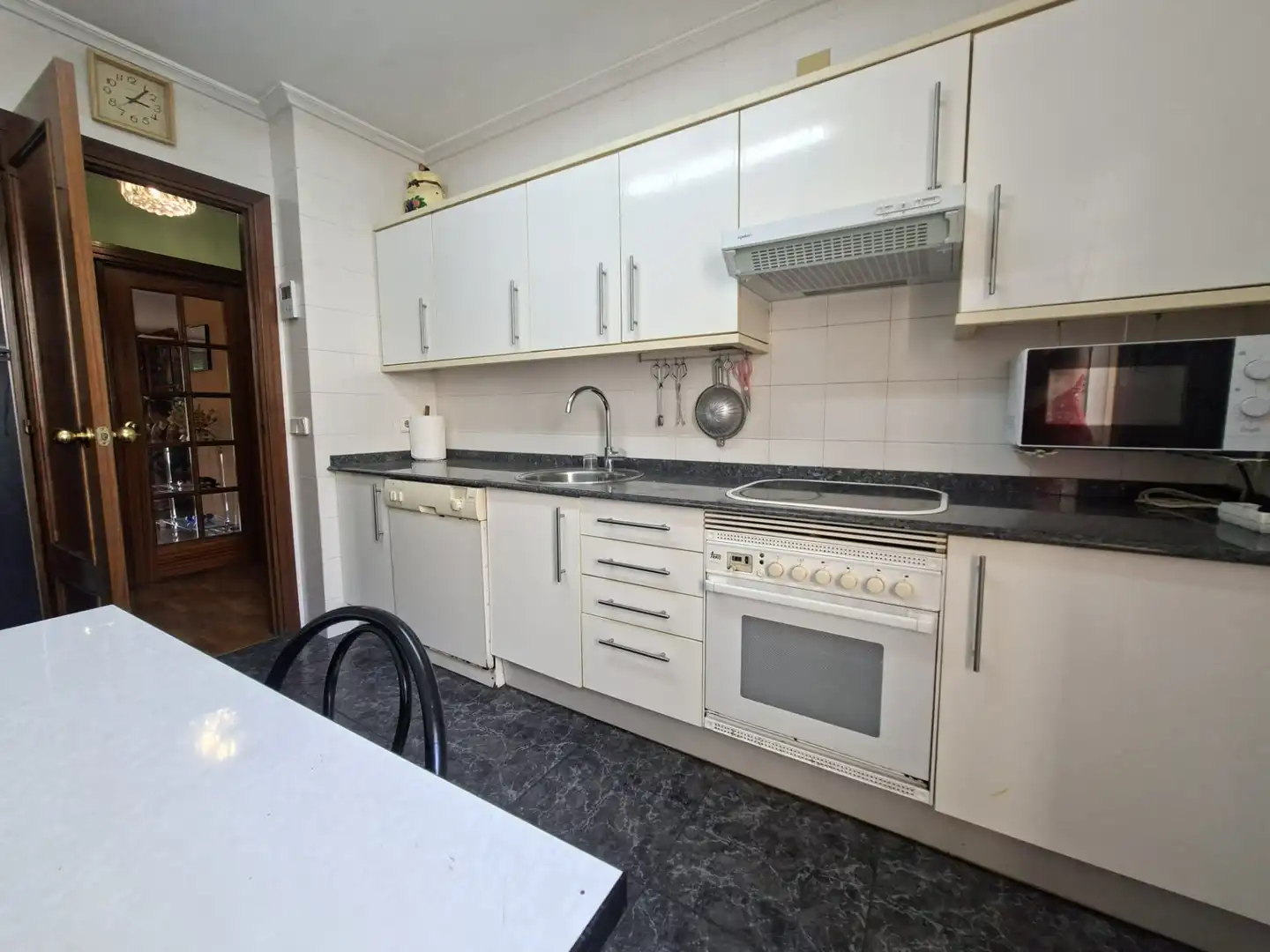 Kitchen of Flat for sale in Badalona  with Air Conditioner, Heating and Terrace