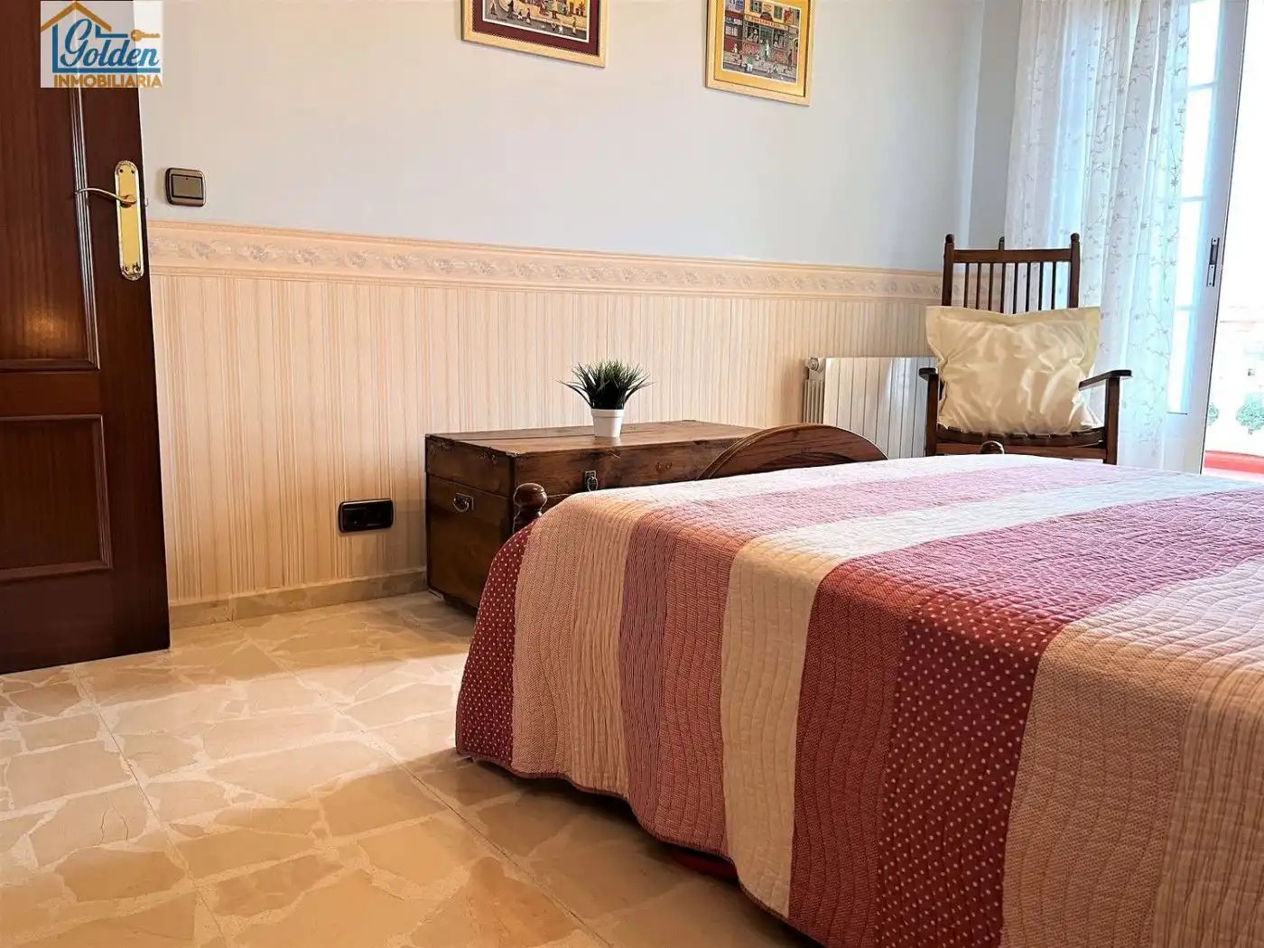 Dormitori de Casa o xalet en venda en Don Benito amb Aire condicionat, Jardí privat i Terrassa