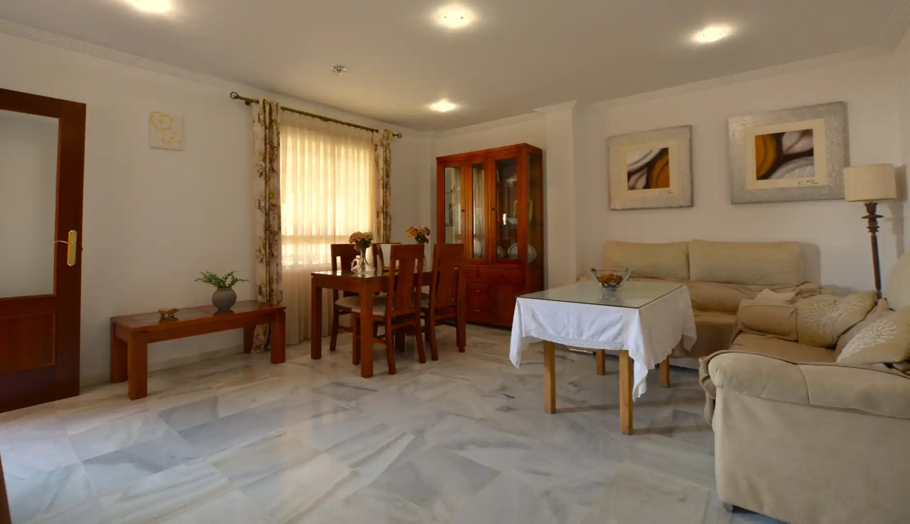 Dining room of Detached homes for sale in La Algaba  with Air Conditioner, Heating and Terrace