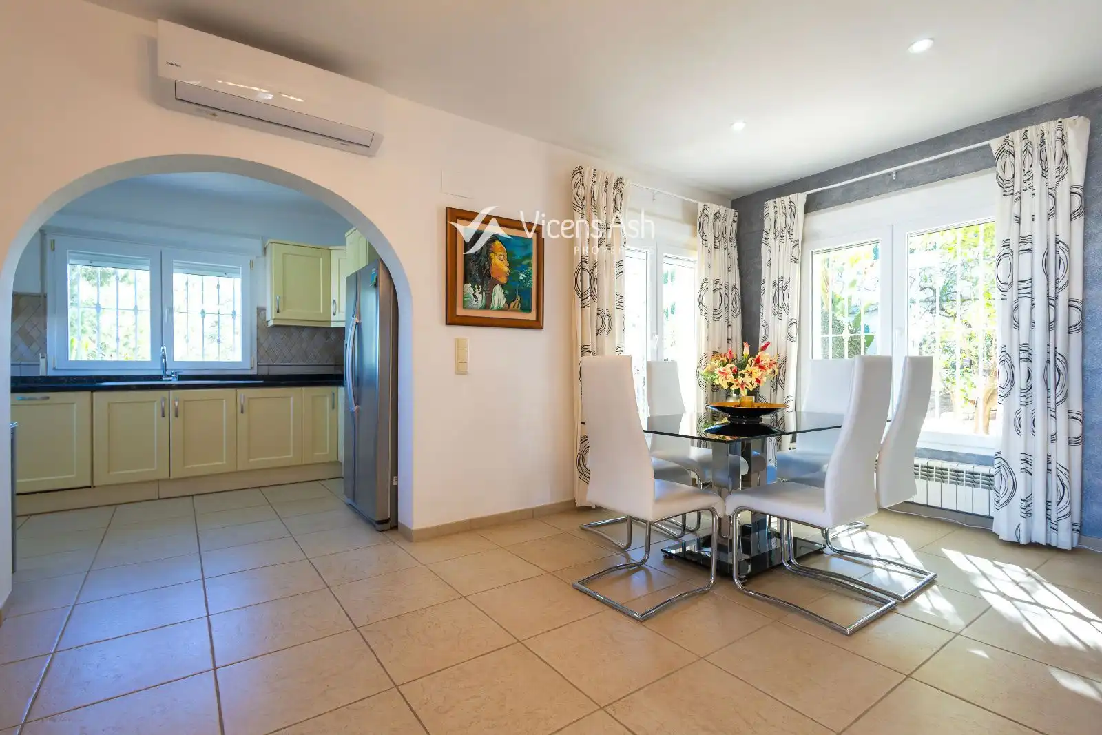 Dining room of Houses for sale in Jávea / Xàbia  with Air Conditioner, Heating and Terrace