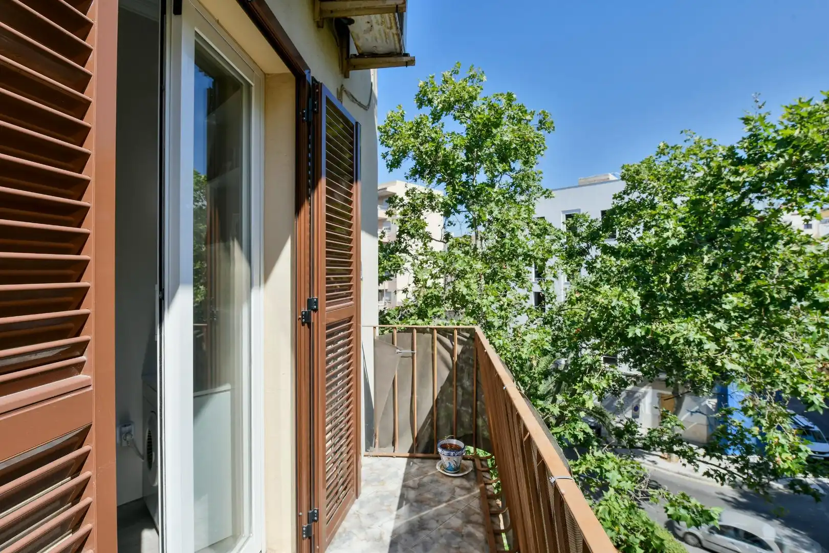Balcony of Flat for sale in  Palma de Mallorca  with Air Conditioner, Storage room and Balcony