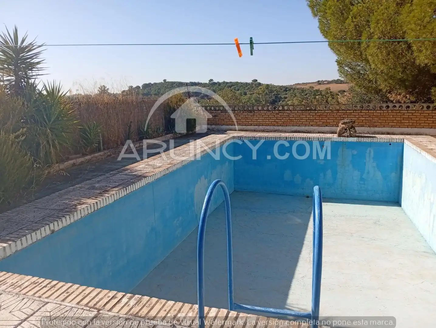 Piscina de Finca rústica en venda en Alcalá de Guadaira amb Aire condicionat, Jardí privat i Terrassa