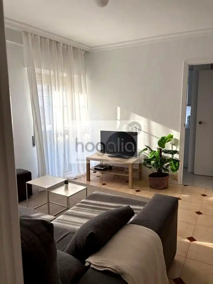 Living room of Flat for rent in Sevilla  with Air Conditioner, Furnished and Balcony