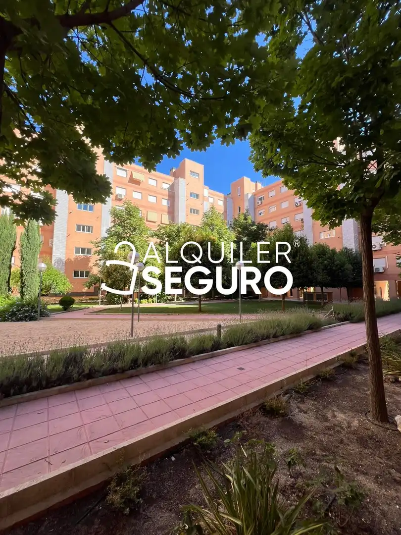 Vista exterior de Pis de lloguer en Madrid amb Calefacció, Traster i Piscina