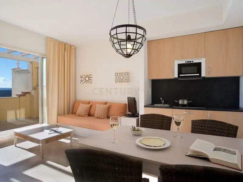 Sala de estar de Apartamento en venta en Manilva con Jardín privado, Amueblado y Lavadora