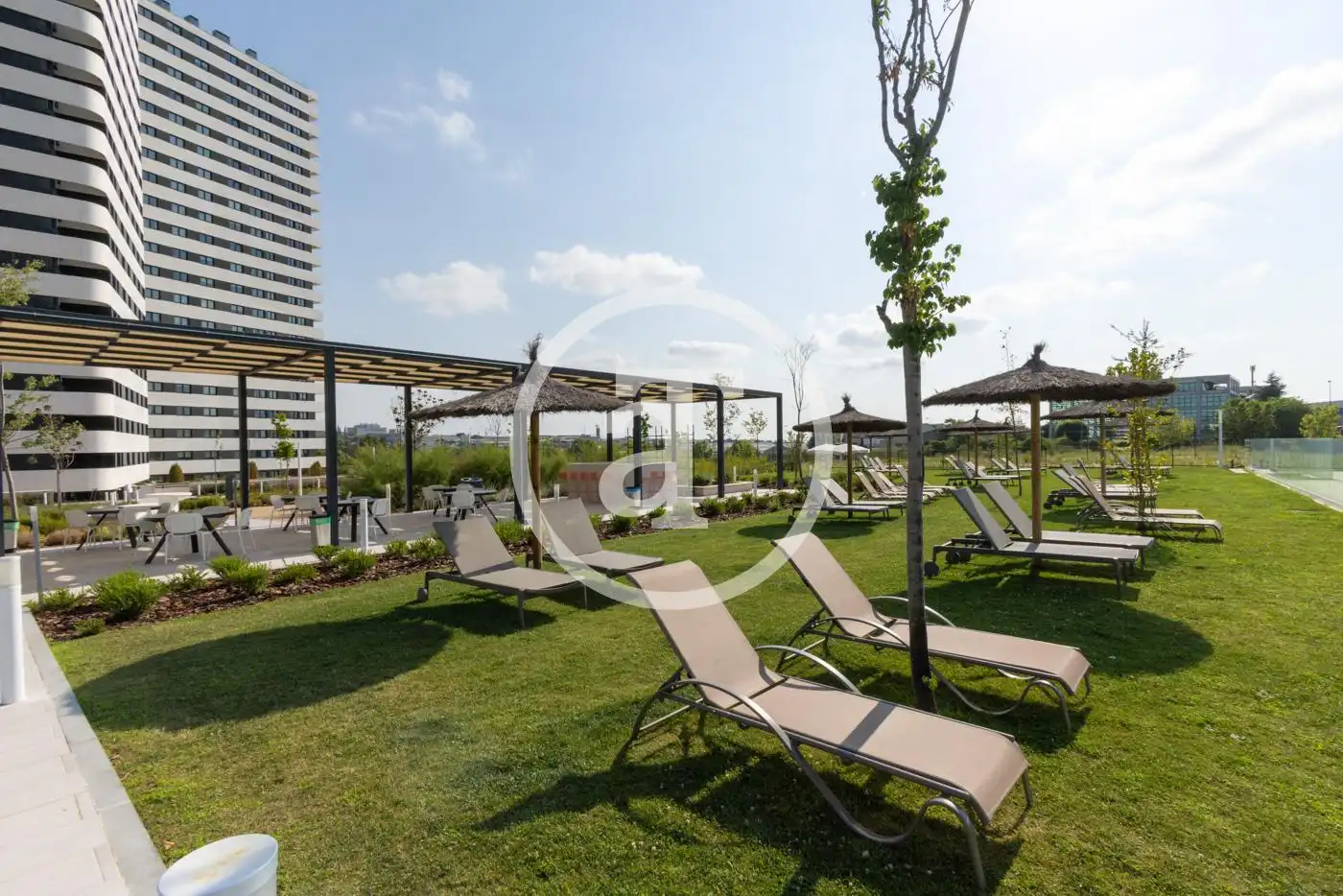 Terrasse von Wohnung zur Miete in Alcobendas mit Klimaanlage, Heizung und Möbliert