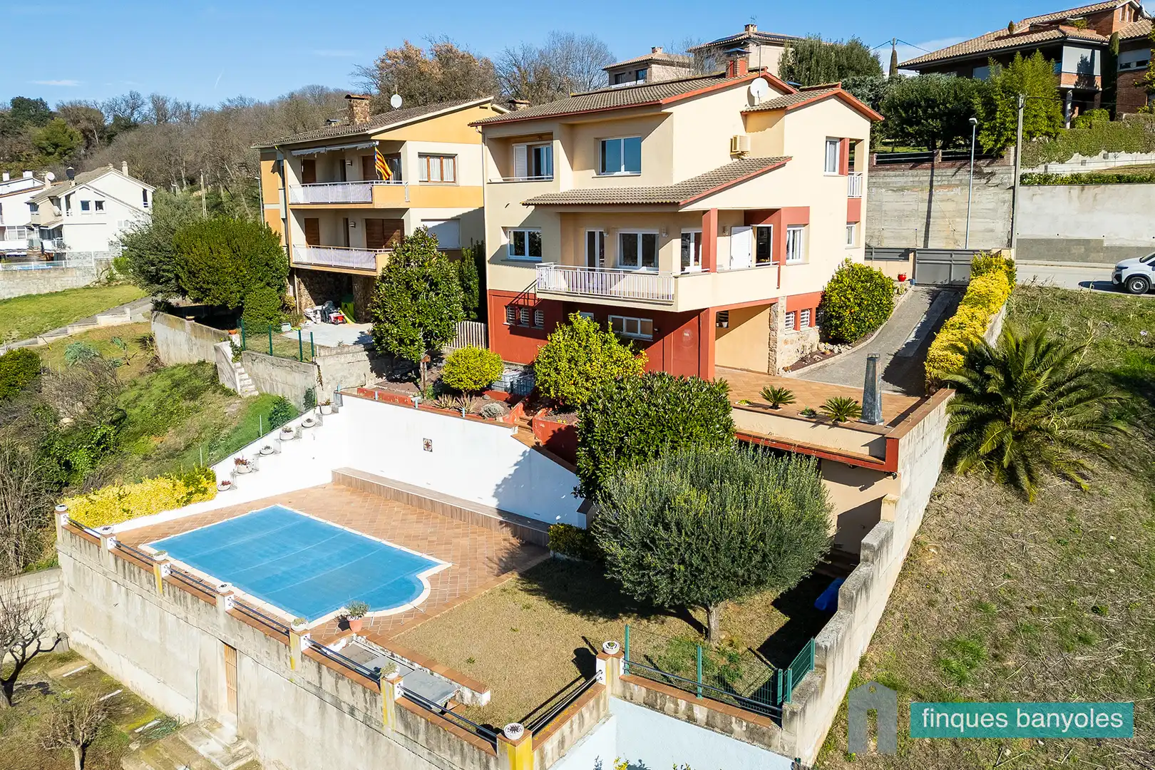 Vista exterior de Casa o chalet en venta en Banyoles con Aire acondicionado, Calefacción y Jardín privado