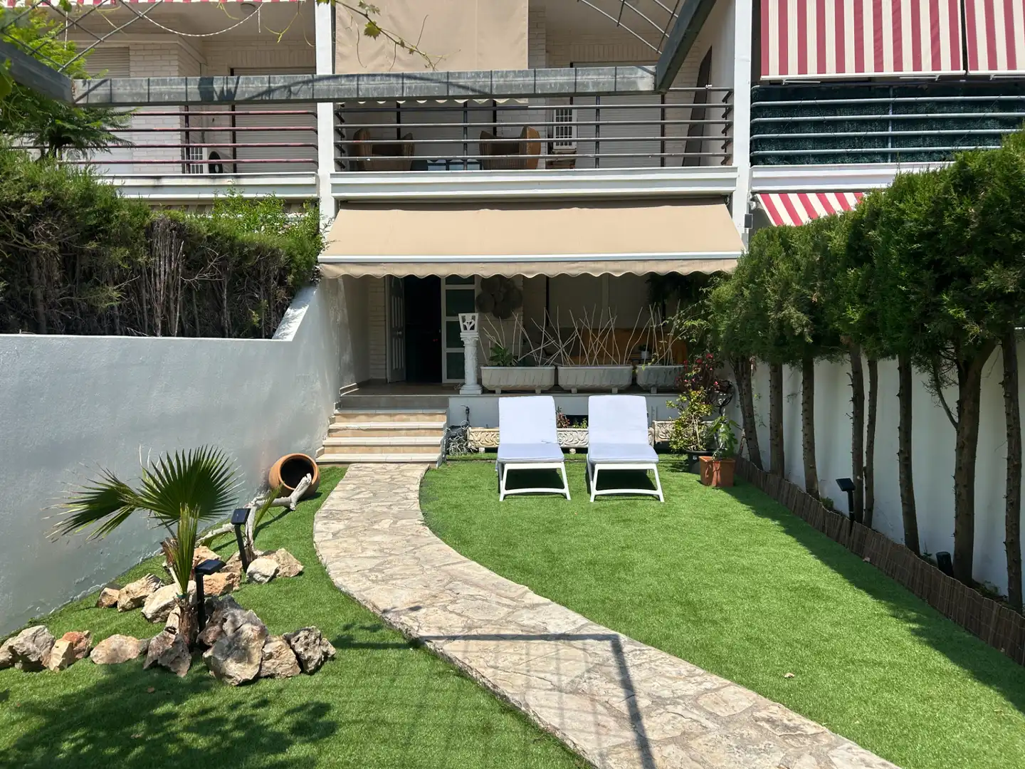 Terrace of Detached homes for sale in Gandia  with Air Conditioner, Private garden and Terrace