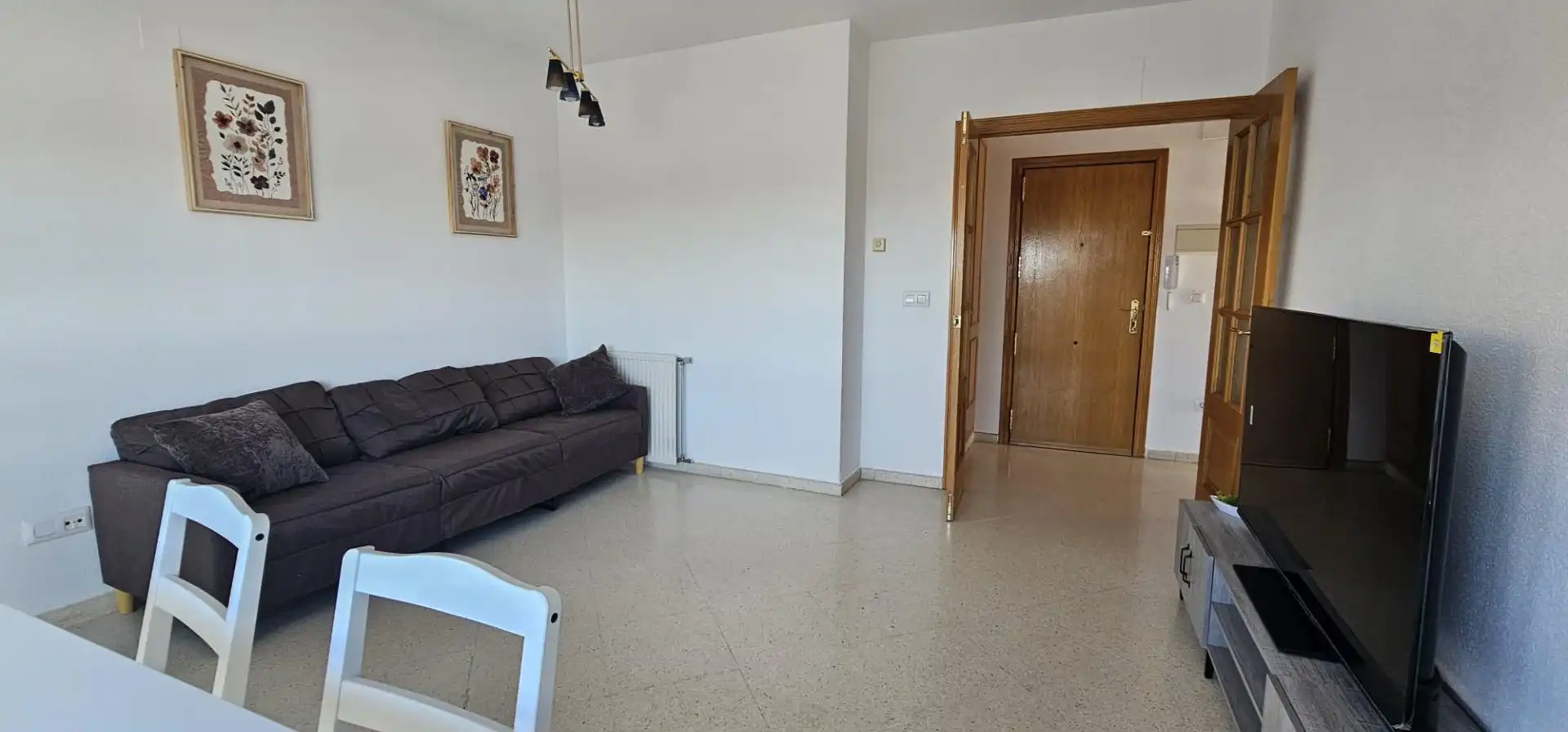 Wohnzimmer von Wohnung zur Miete in Badajoz mit Klimaanlage und Heizung