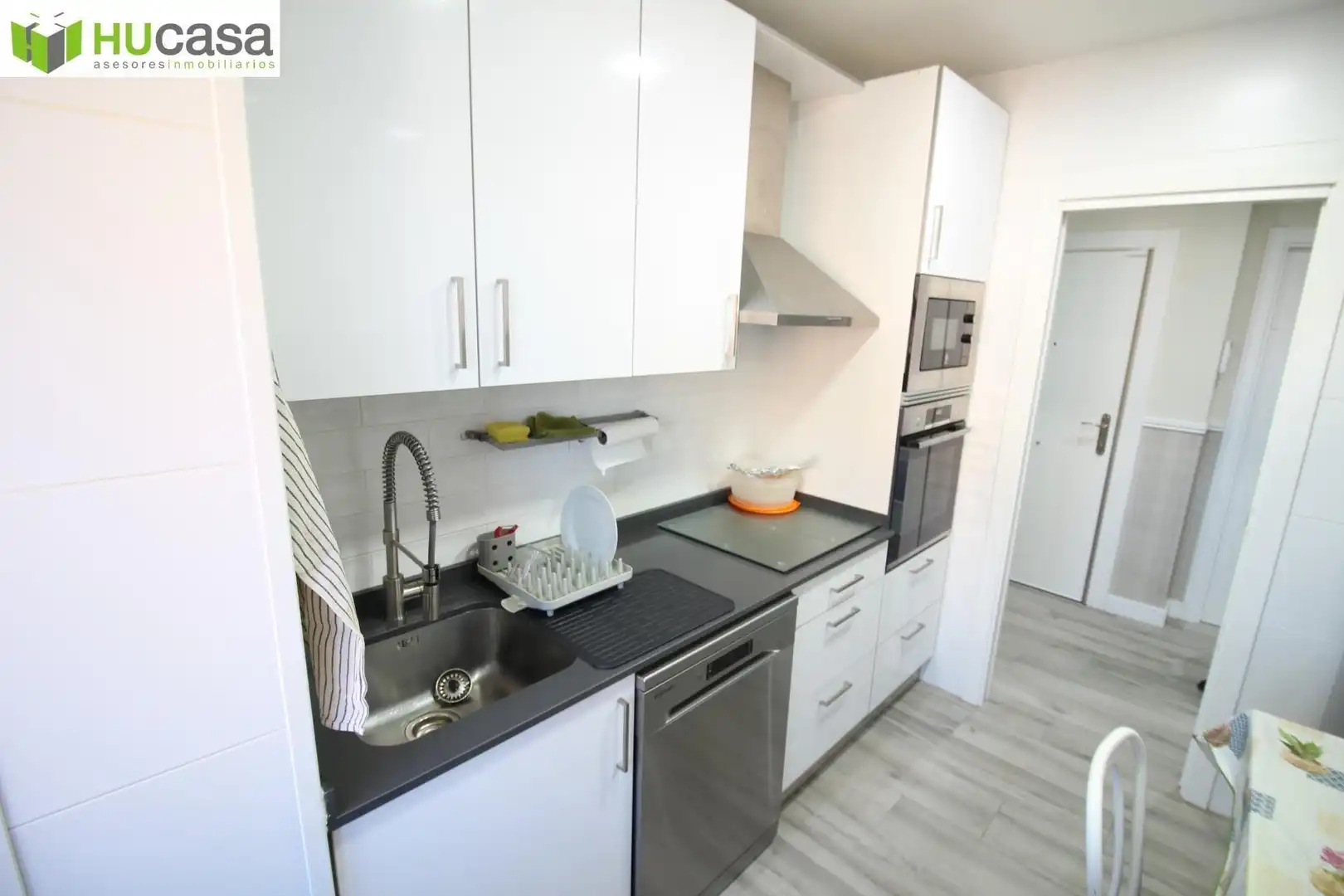 Cocina de Piso de alquiler en Toledo con Aire acondicionado, Calefacción y Terraza