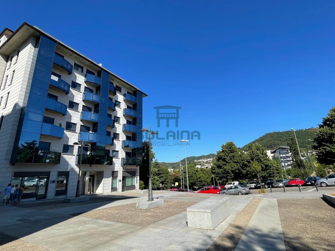 Exterior view of Apartment to rent in Ourense Capital   with Heating, Furnished and Balcony