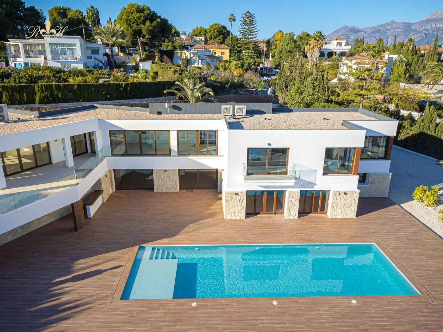 Vista exterior de Casa o chalet en venta en Villajoyosa / La Vila Joiosa con Aire acondicionado, Calefacción y Terraza