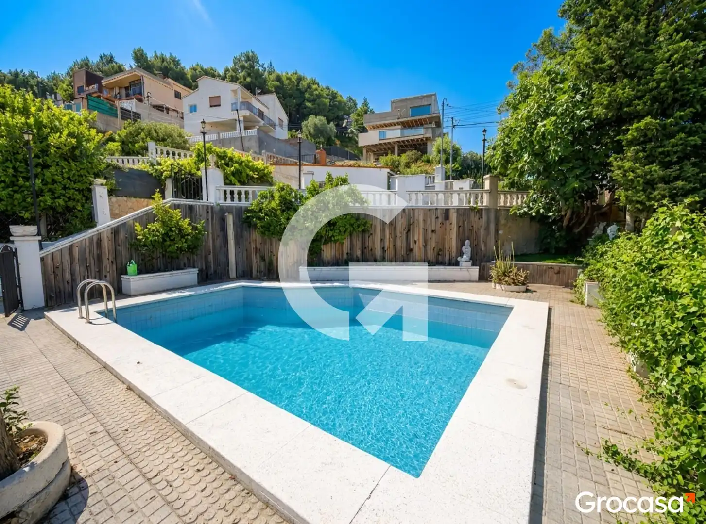 Piscina de Casa o chalet en venta en Vallirana con Calefacción, Jardín privado y Terraza