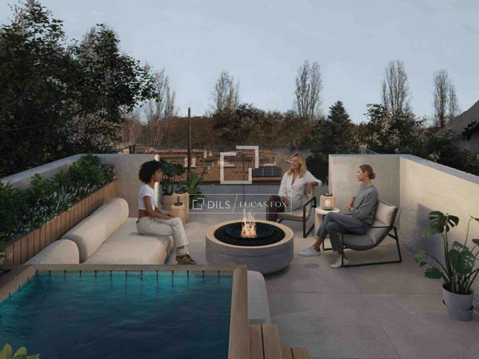 Terrace of Flat for sale in Sant Cugat del Vallès  with Air Conditioner, Heating and Terrace