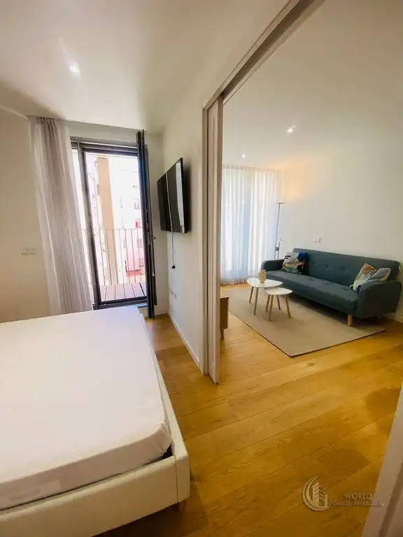 Sala de estar de Piso de alquiler en Madrid con Aire acondicionado, Calefacción y Jardín privado