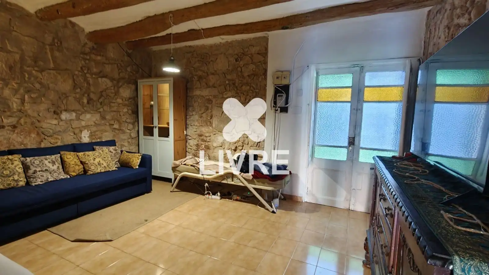 Sala de estar de Casa adosada en venta en Vallirana
