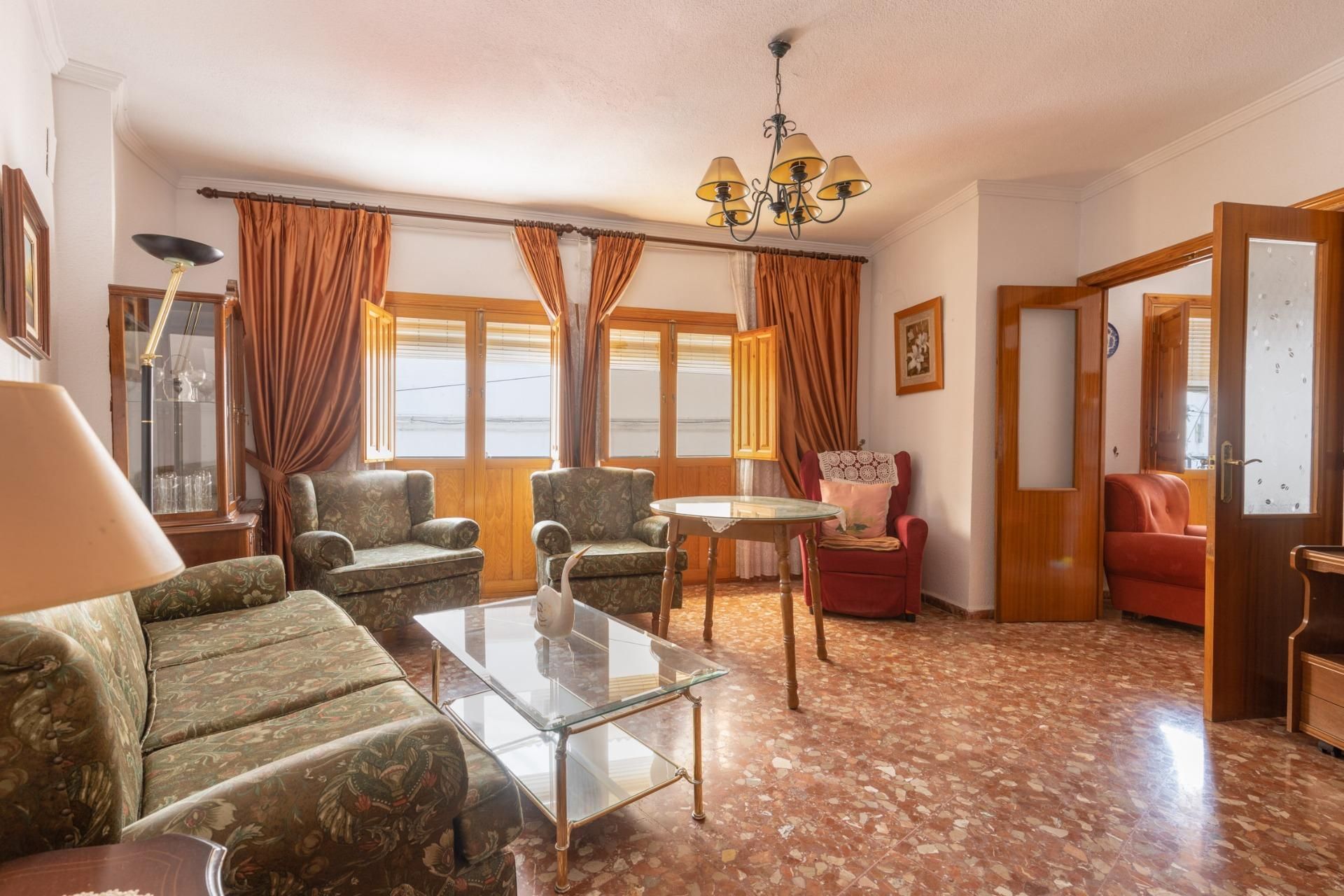 Sala de estar de Casa adosada en venta en Lecrín con Jardín privado, Terraza y Trastero